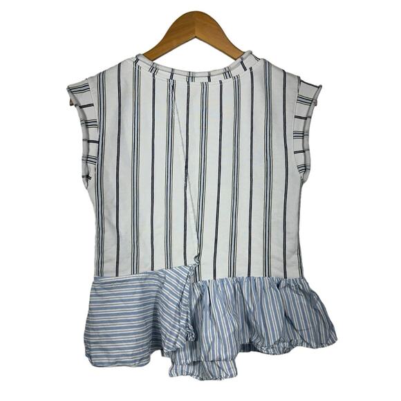 3.1 Phillip Lim Striped Peplum Top Size XS - Picture 2 of 8